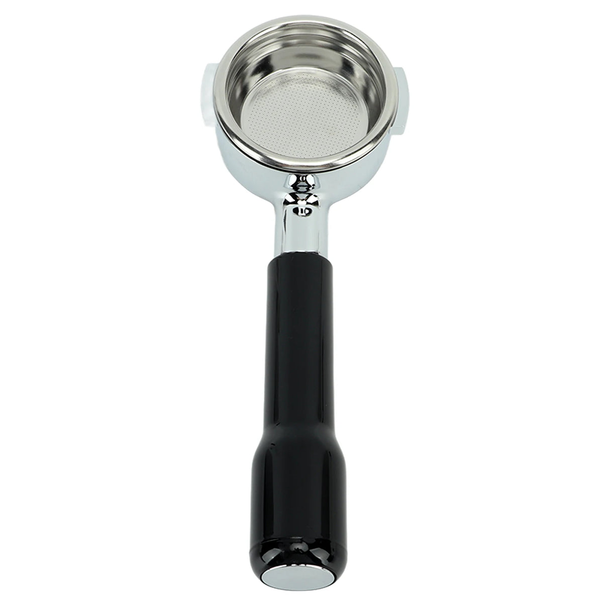 Portafilter Filter Handle Coffee Portafilter 58 mm E61 Single Layer Filter Bottomless Handlheld Portafilter for Home Coffee Shop HIP black