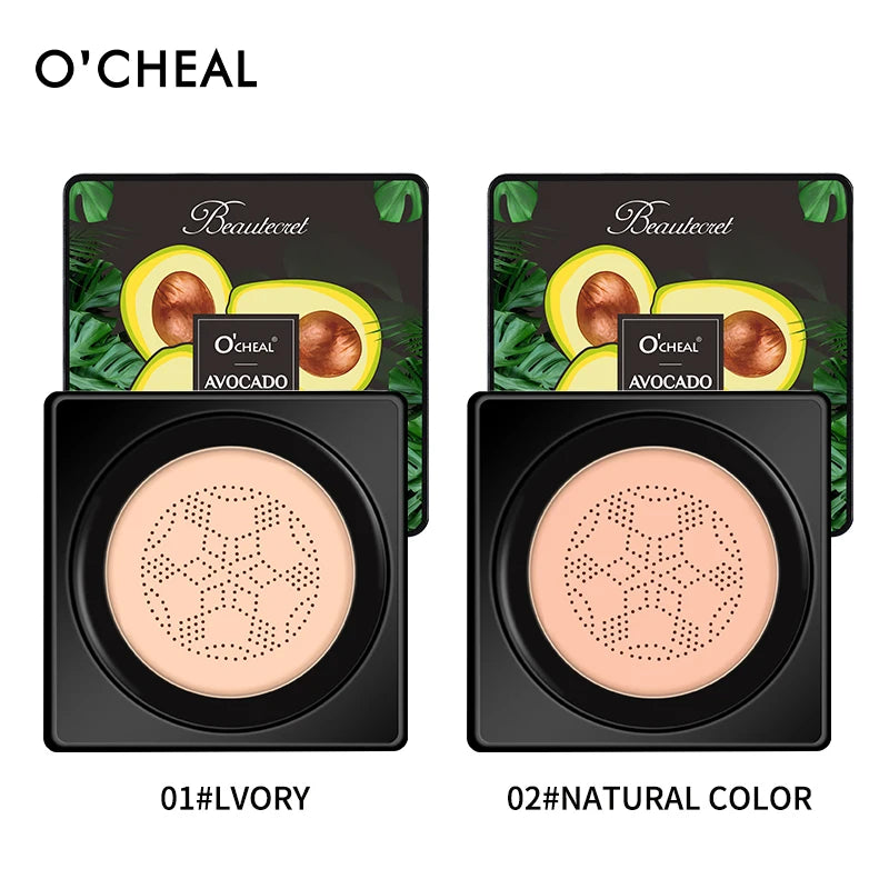 OCHEAL Air Cushion CC Cream – Moisturizing Foundation & Concealer Air Cushion Foundation HIP