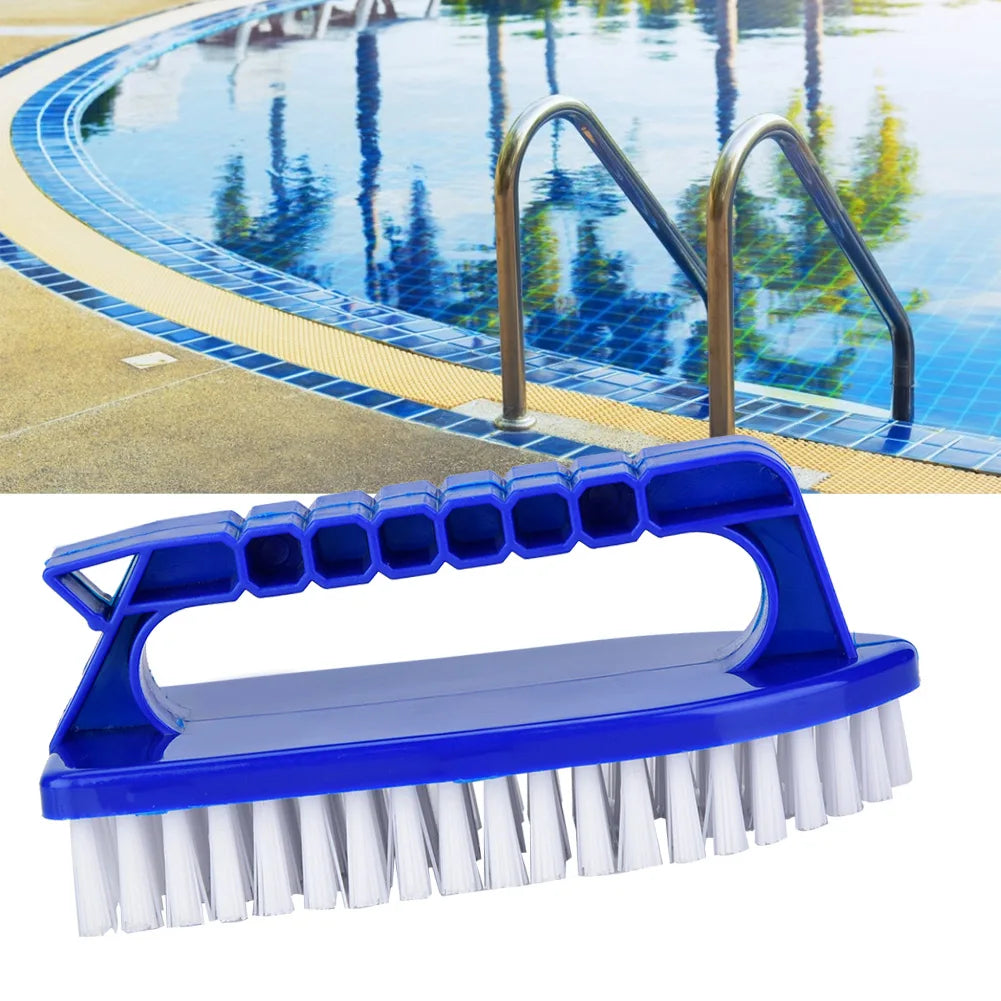Cleaning Brush Swimming Pool Step Corner Brush Handheld Door Window Cleaning Tools with Fine Bristles Hand‑held Cleaning Brush HIP Default Title