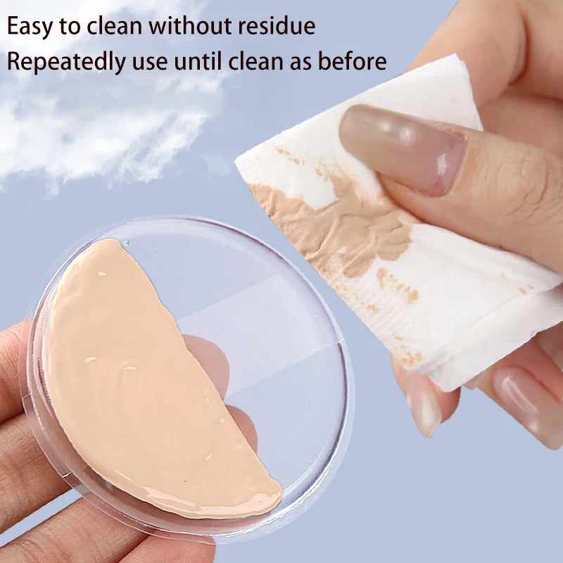 Soft Silicone Gel Powder Puff Sponge For Cosmetic Face Foundation BB Cream No Powder Eating Powder Cosmetic Puff Makeup Tools HIP