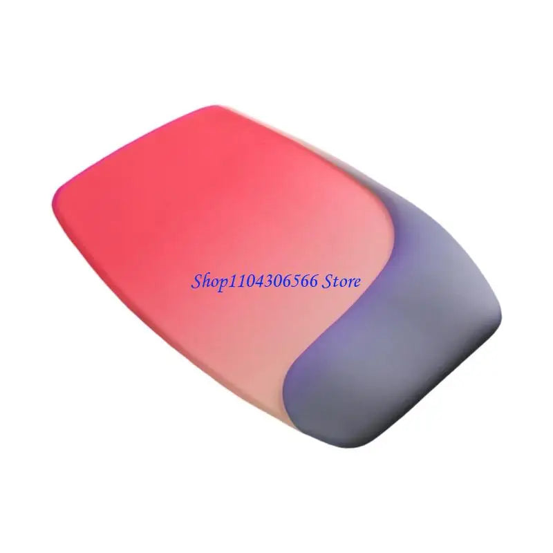 Ergonomic Wrist Rest Mouse Pad – Nonslip Cushioned Mat Wrist Rest Mouse Pad HIP red gray CN