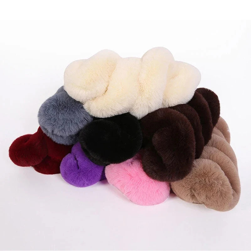 Winter Plush Steering Wheel, Gear & Handbrake Cover Set Steering Wheel Cover Set HIP