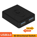 USB 2.0/3.0 Bidirectional Switch Hub – Share PC Peripherals USB Switch Hub HIP USB3.0