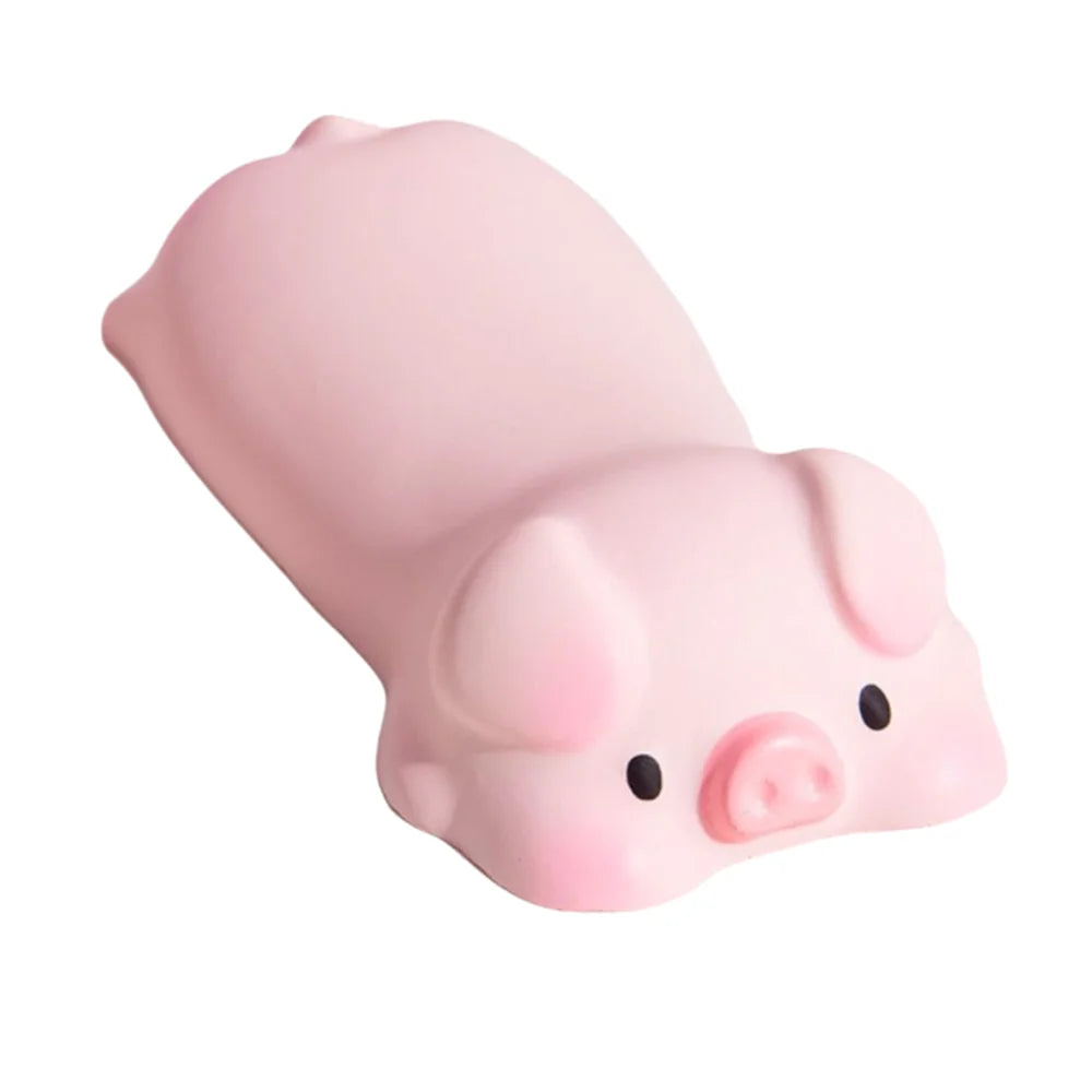 Kawaii Animal Memory Foam Wrist Rest – Cute Mouse Pad Support Memory Foam Wrist Rest HIP Pink Piggy