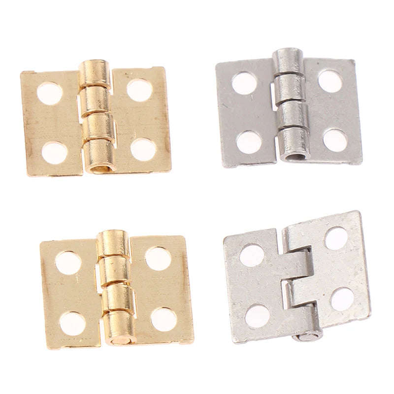 10pcs Mini Brass Door Hinges for RC Crawler & Scale Truck Models RC Model Hardware HIP