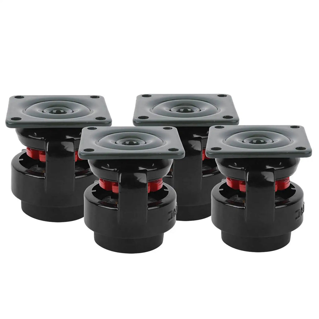 4pcs Level Adjustment Caster GD‑60F Heavy Duty Industrial Roller Wheel Leveling Caster Wheels Industrial Roller Wheel HIP