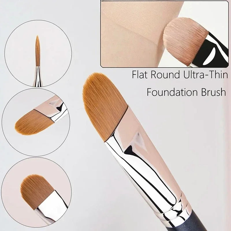 Ultra-Thin Foundation & Concealer Brush Set – RUZOFO Foundation Makeup Brush HIP