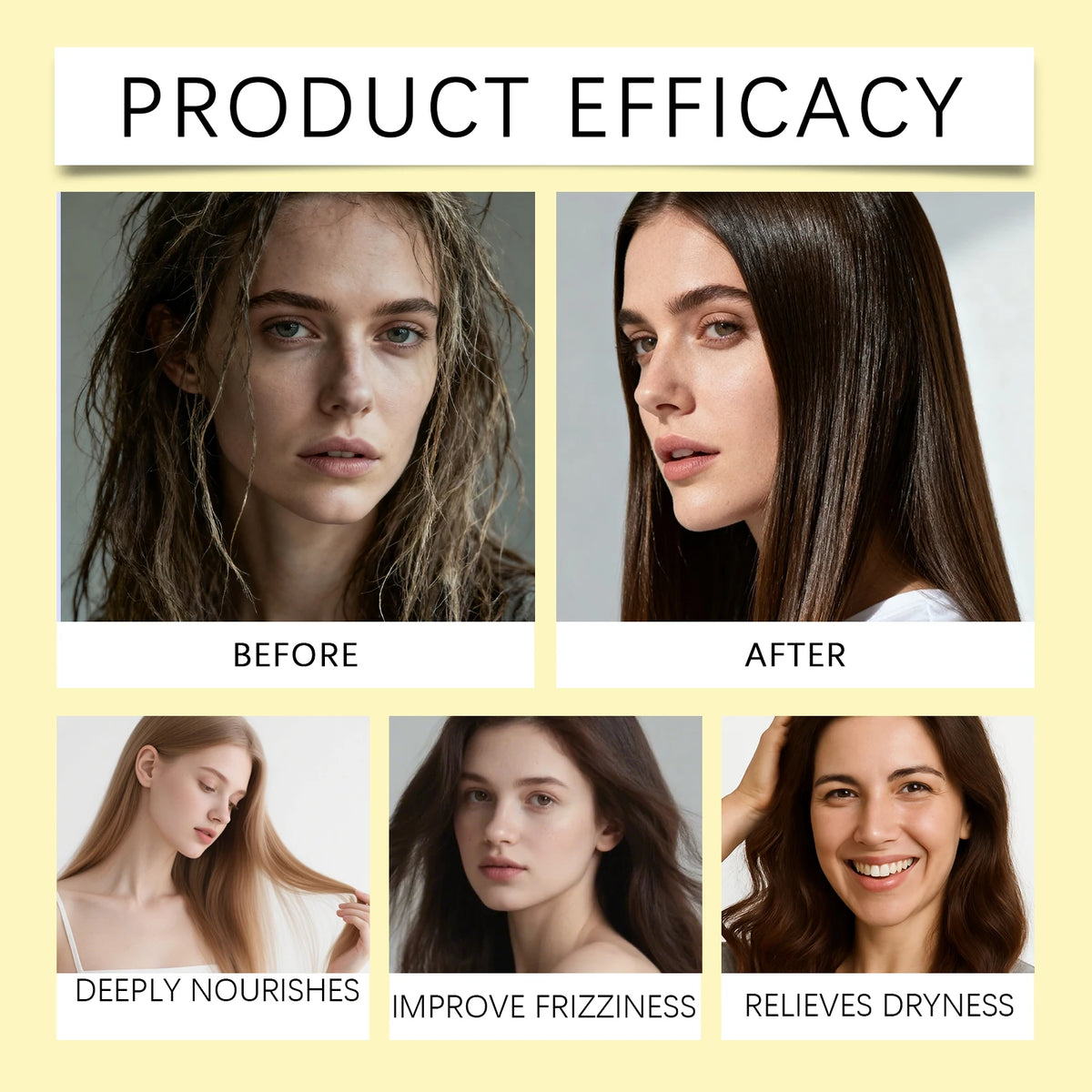 Rosemary Hair Conditioner – Frizz Control, Vitamin E & Shine Hair Conditioner HIP