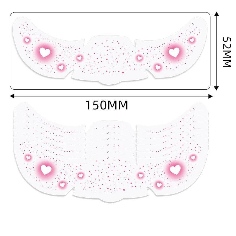 6pcs Flower Butterfly Freckles Makeup Patches Watercolor Heart Valentine Christmas Party Fake Freckles Temporary Tattoo Stickers HIP 50-6pc