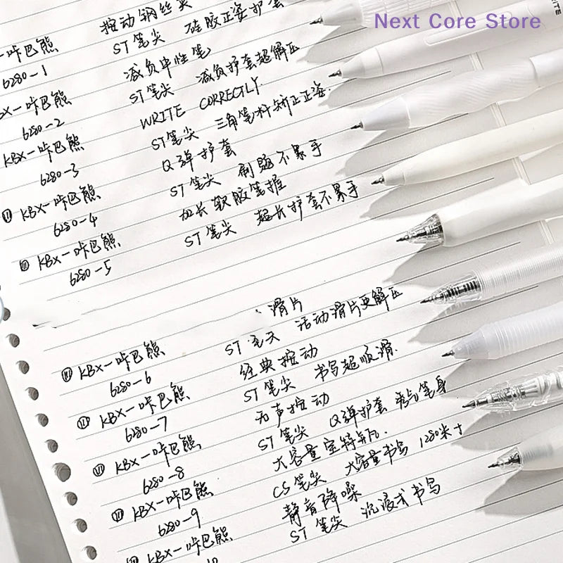 5-Piece Quick-Dry Gel Pen Set – Smooth Student & Office Pens Gel Pen Set HIP