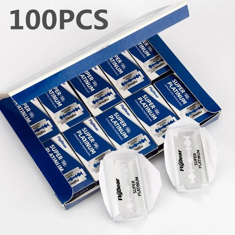 Double Edge Safety Razor Blades – Stainless Steel 10–100 Pack Safety Razor Blades HIP C579-100pcs