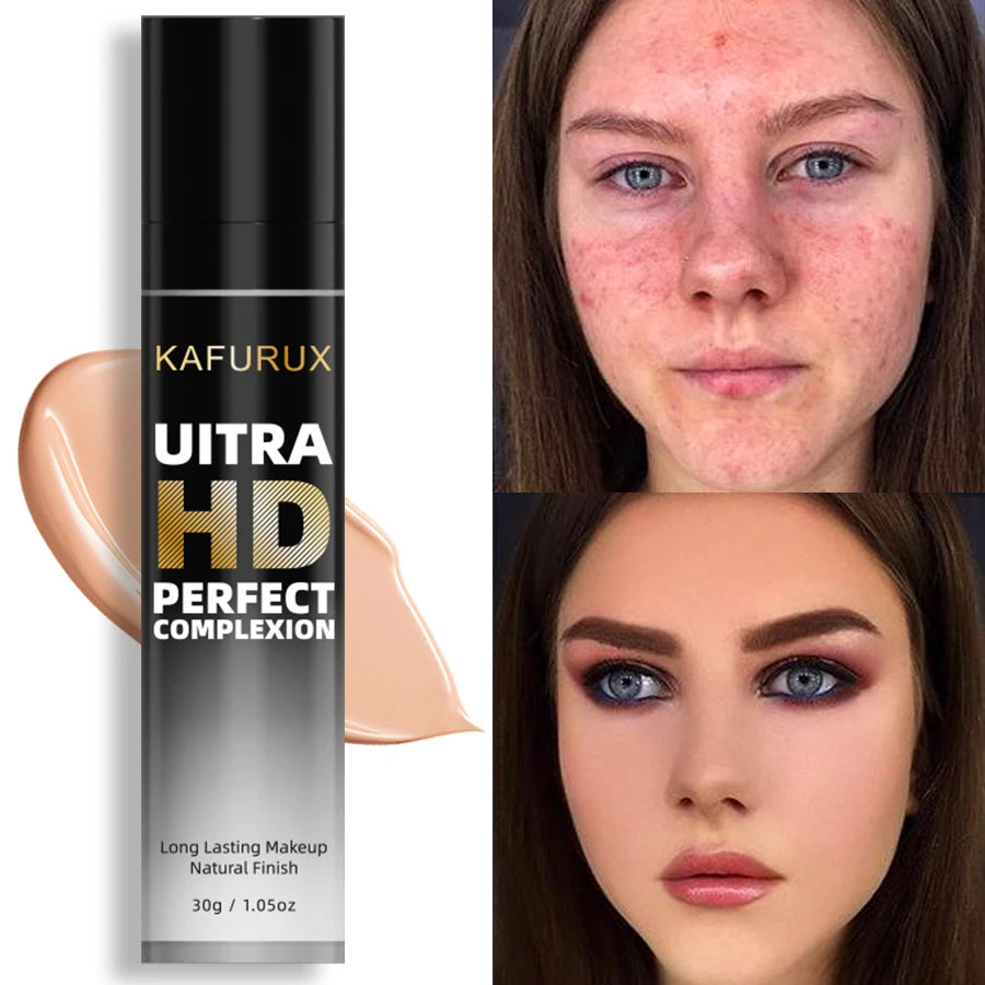 8-Shade Matte Liquid Foundation – Full Coverage & Oil Control Liquid Foundation HIP