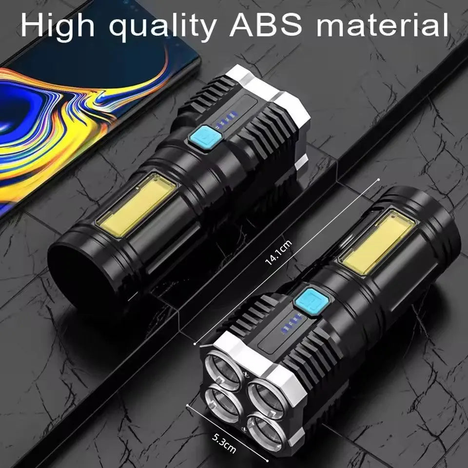 ESMARTER Mini LED Flashlight 1000 Lumen Rechargeable Torch LED Flashlight HIP