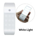 Motion Sensor LED Night Light Rechargeable Human Body Induction Magnetic Cabinet Lamp For Bedroom Wardrobe Closet Kitchen Stairs HIP Cold white