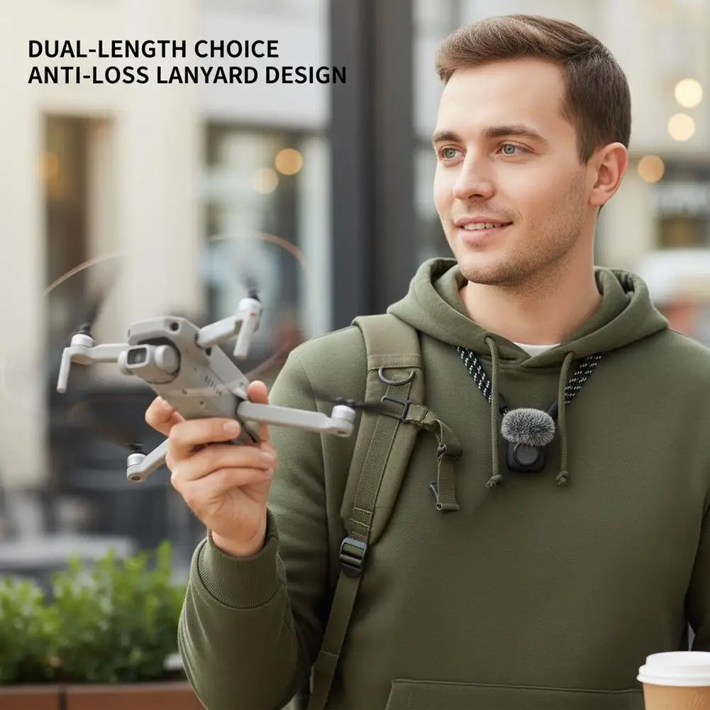 Adjustable Lanyard Magnetic Necklace Mount for dji Mic 2 Mic Mini Hands-Free Microphone Holder Accessories HIP