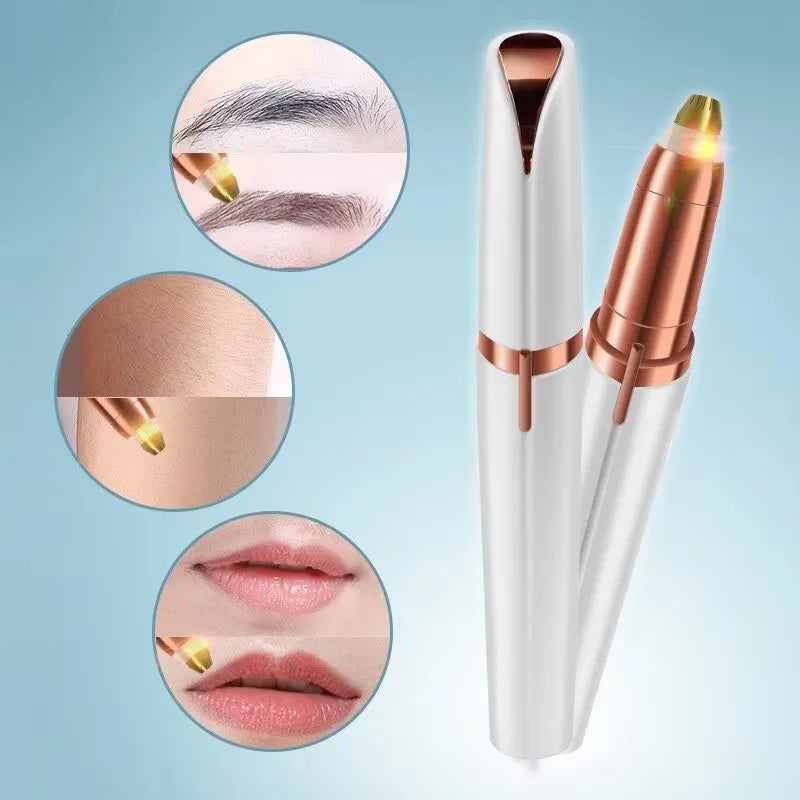 RUZOFO Portable Electric Eyebrow Trimmer & Face Shaver Eyebrow Trimmer HIP