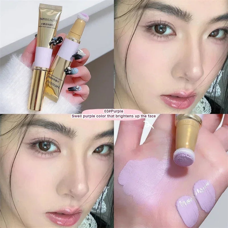 Liquid Blush Velvet Matte Blusher Face Pigment Lasting Beauty Natural Cream Cheek Tint Pink Peach Blush Korean Makeup Cosmetics HIP 03