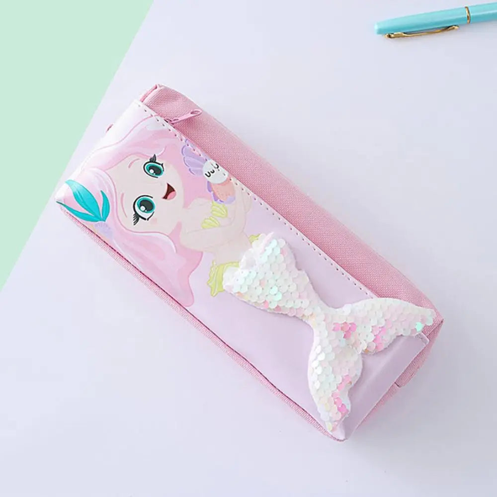 Mermaid 3D Fish Tail Pencil Case – Large Capacity Pen Bag Pencil Case HIP