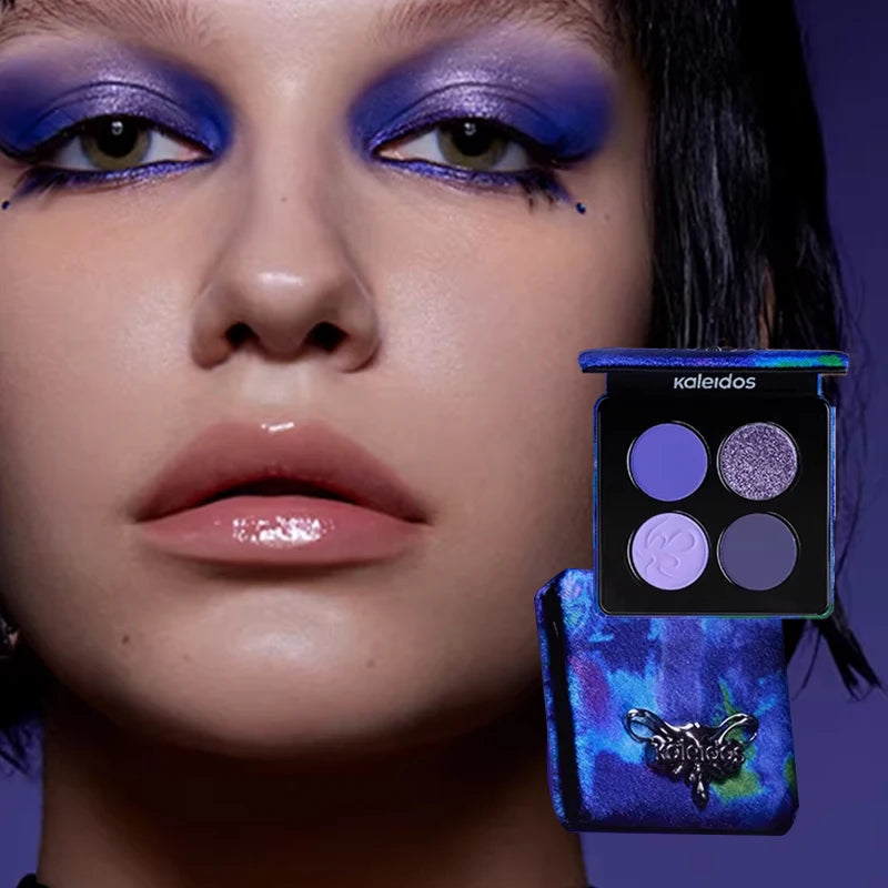 Kaleidos 4-Color Eyeshadow Palette – Smoky, Shimmer & Matte Eyeshadow Palette HIP