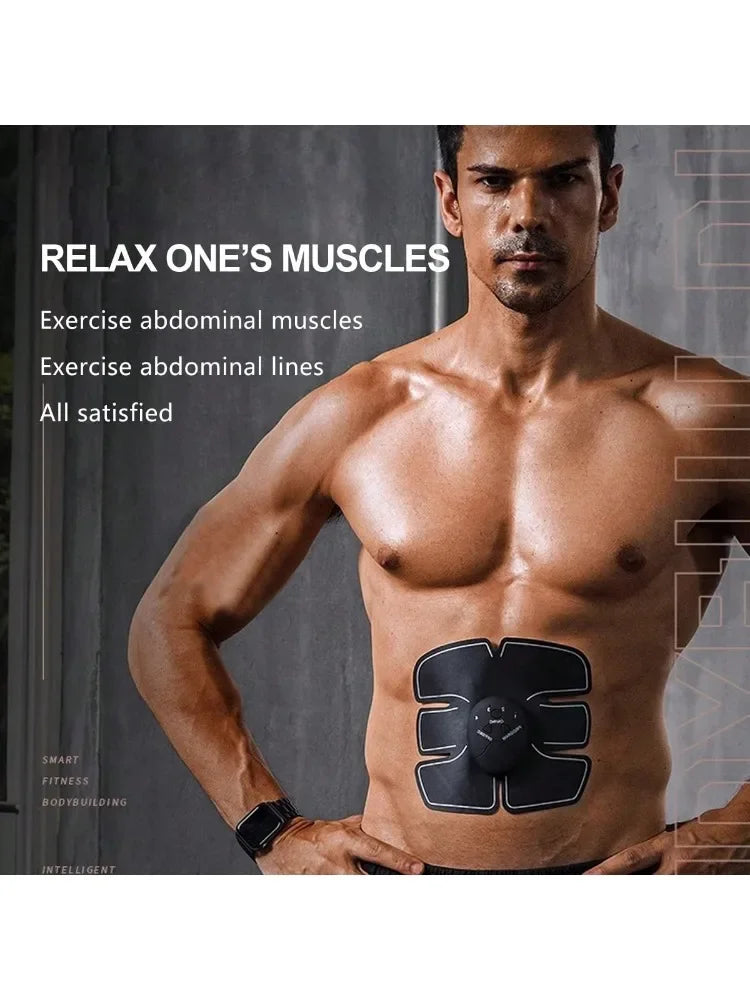 EMS Abdominal Muscle Stimulator Patch – Unisex Toning Device EMS Muscle Stimulator HIP