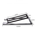 2-Pack Aluminum Desktop Speaker Stands – 16° Tilt & Damping Speaker Stand Set HIP onesize