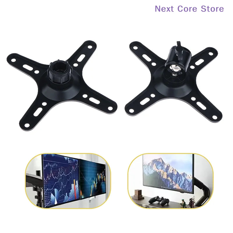 VESA Monitor Mount Adapter 75x75 100x100mm to 1/4" Screw Plate Monitor Mount Adapter HIP