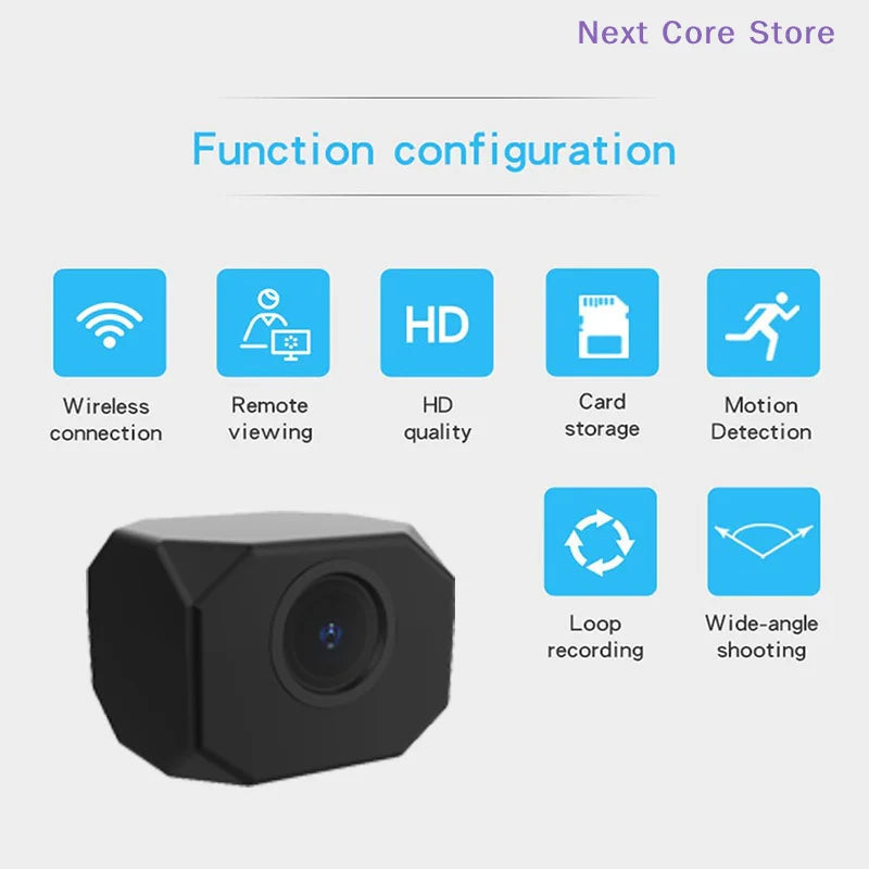 4K HD Mini WiFi Camera – Portable Smart Home Security Cam WiFi Security Camera HIP
