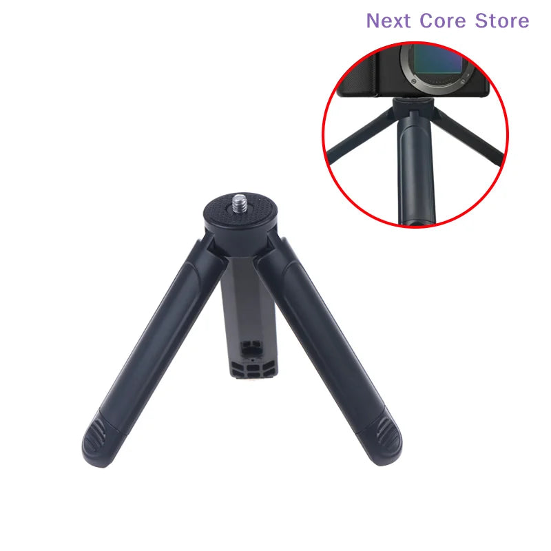 Foldable Mini Tripod 1/4" Screw Mount – Camera & Phone Grip Mini Camera Tripod HIP