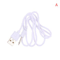USB to 2.5mm DC Charging Cable for Wand Massagers | 0.5m Massager Charging Cable HIP round pin