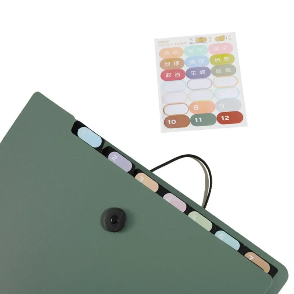 8-Layer A4 Expanding File Folder Organizer – PP Document Bag Expanding File Organizer HIP