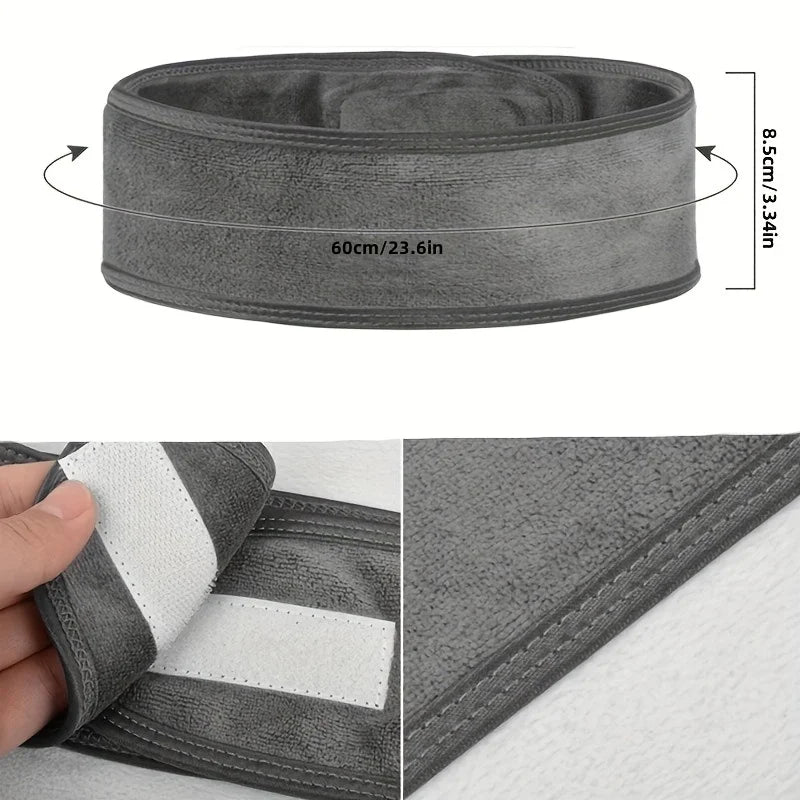 Women's Adjustable Wide Headband – Yoga, Spa & Makeup Adjustable Headband HIP