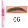 KAFURUX Waterproof Ultra-Fine Double-Ended Eyebrow Pencil 6 Colors Eyebrow Pencil HIP 06