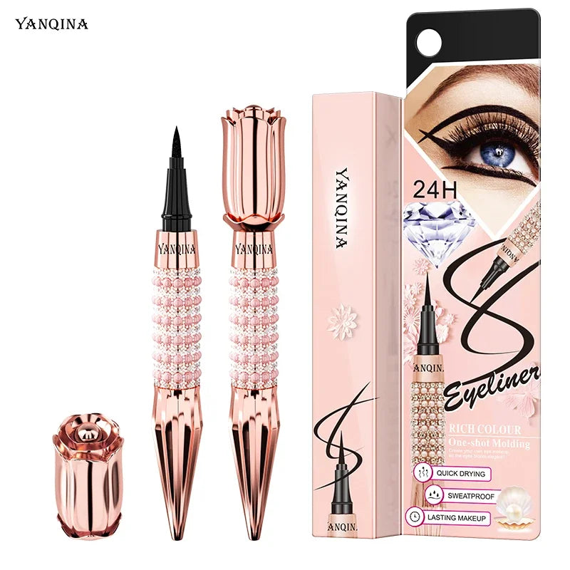Waterproof Liquid Eyeliner Pen – Quick-Dry, Long-Lasting Black Liquid Eyeliner Pen HIP