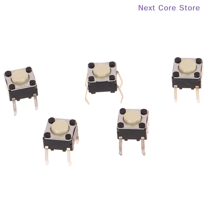 5-Pack Tactile Micro Switch Push Buttons for Mouse Repair Mouse Micro Switch HIP