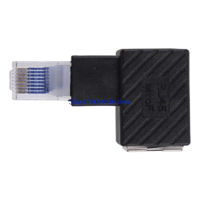 RJ45 90° Elbow Ethernet Adapter – Male to Female Cat5/6 Ethernet Adapter HIP