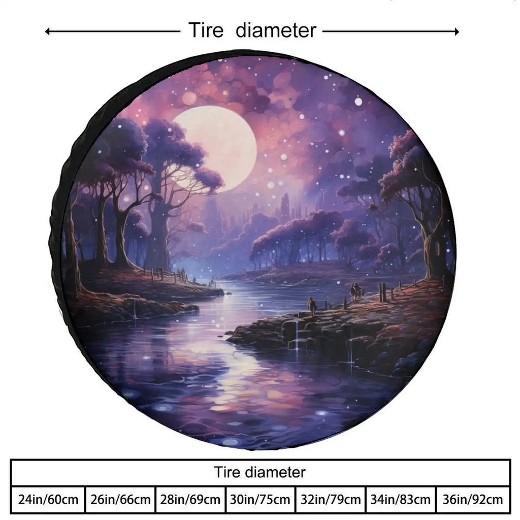 Galaxy Nebula Spare Tire Cover – Weatherproof Wheel Protector Spare Tire Cover HIP