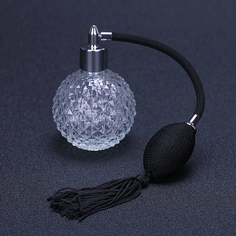 100ml Vintage Crystal Refillable Perfume Atomizer | Tassel Spray Perfume Atomizer HIP