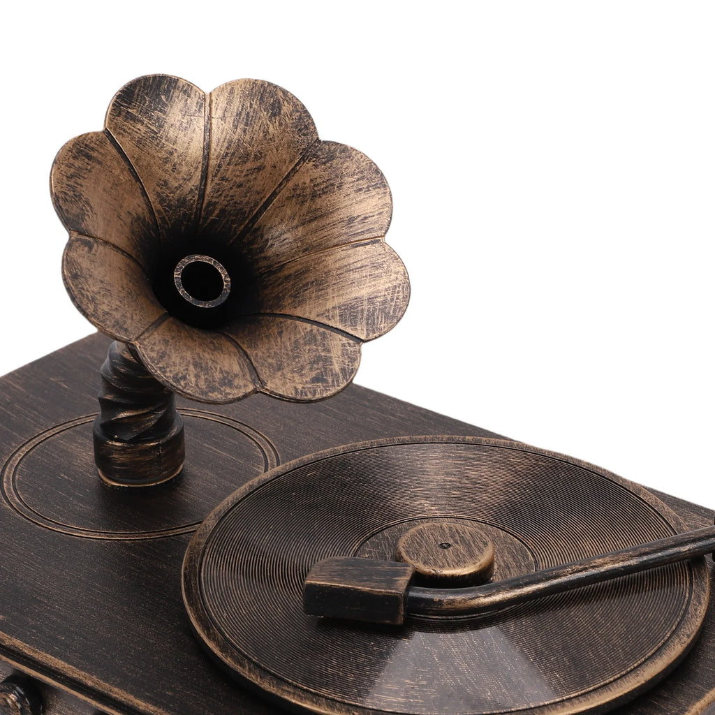 Retro Aromatherapy Humidifier Unique Gramophone Vintage Oil Diffuser Fragrance Cool Mist Humidifier Antique Oil Diffuser HIP