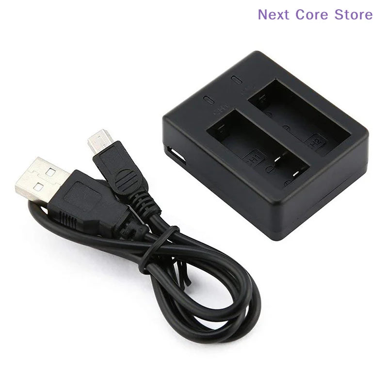 2-in-1 Dual Slot Battery Charger for SJCAM SJ4000 SJ5000 Camera Battery Charger HIP