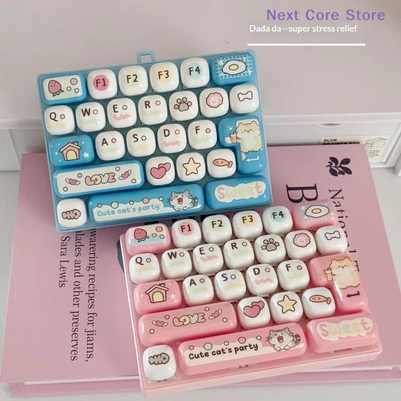 26-Key Mini Keyboard Fidget Toy – Novelty Desk Gift Fidget Desk Toy HIP