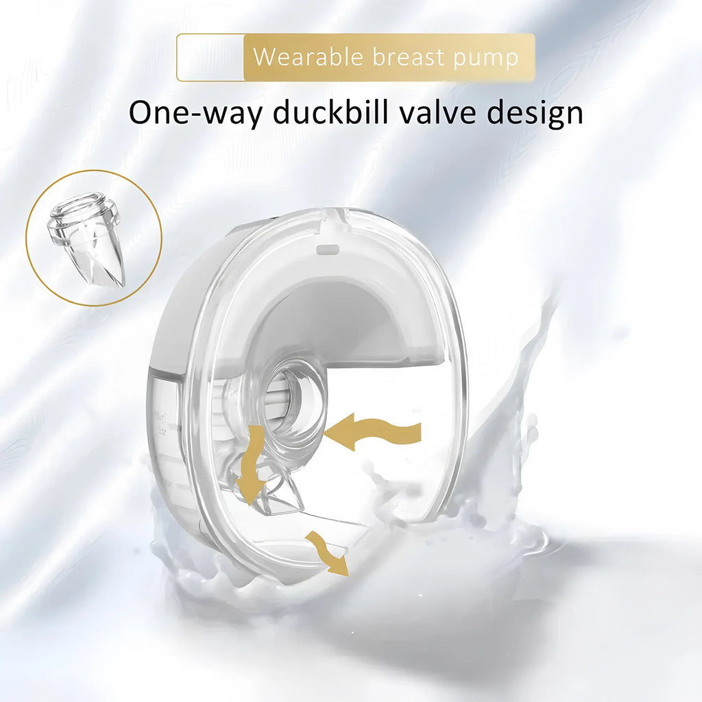 Wearable Electric Breast Pump – Hands-Free, Silent & USB Wearable Breast Pump HIP