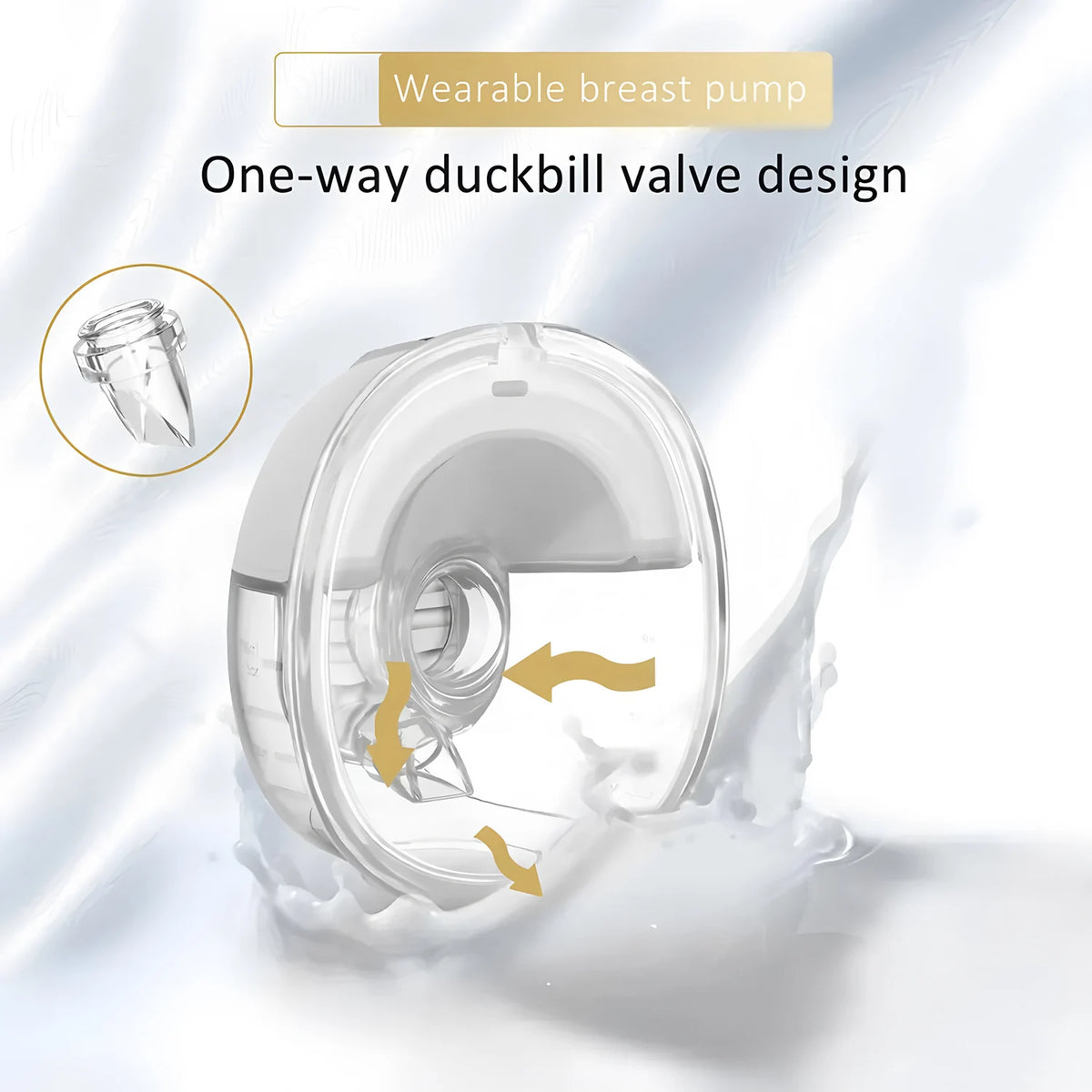 Wearable Electric Breast Pump – Hands-Free, Silent & USB Wearable Breast Pump HIP