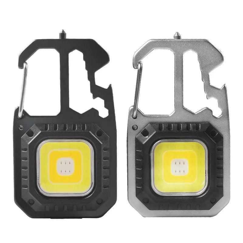 COB Keychain EDC Flashlight 500LM – Multi-Tool Work Light EDC Keychain Flashlight HIP
