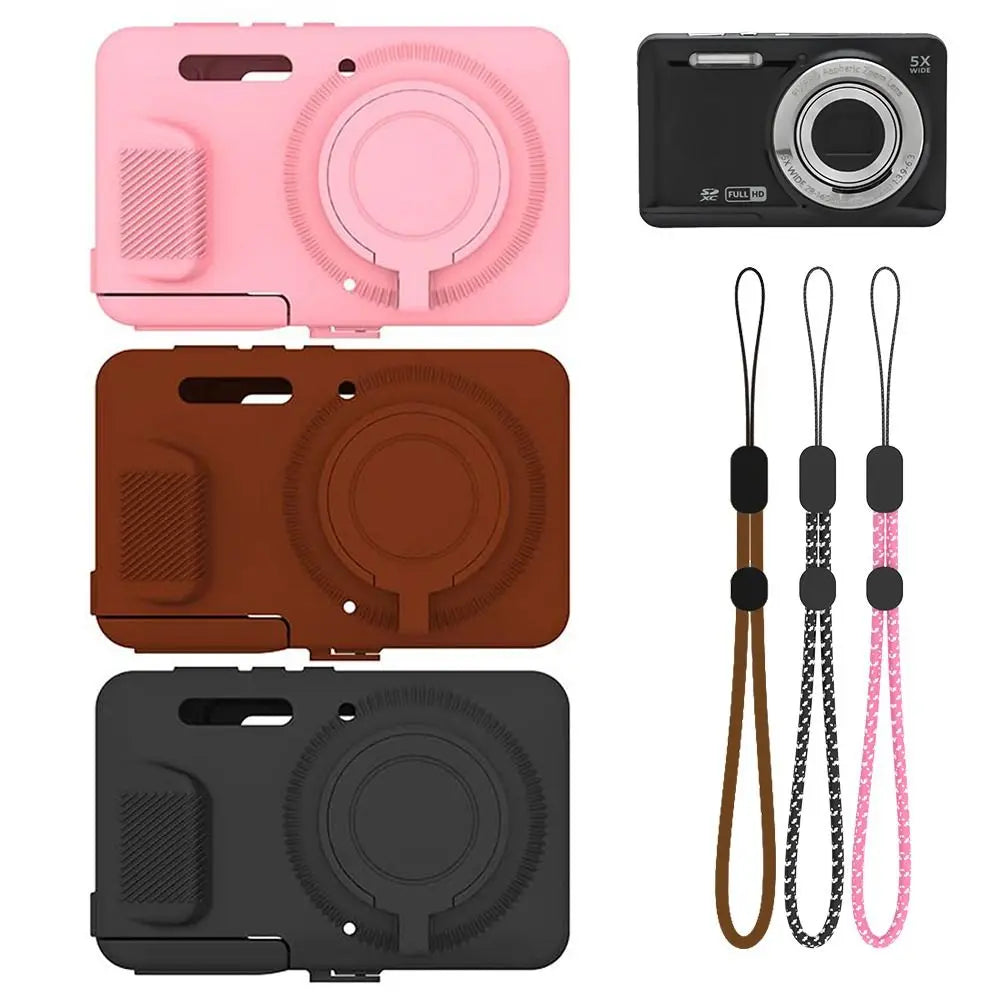 Silicone Case with Lanyard for Kodak PIXPRO FZ55 | Shockproof Camera Protective Case HIP