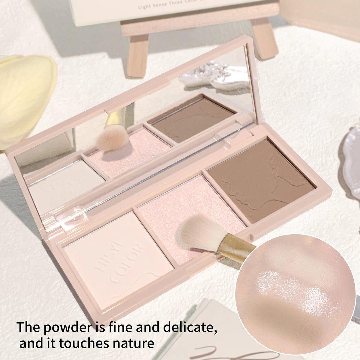 3D Contour & Highlight Powder Palette – Pearl & Matte Contour Highlight Palette HIP