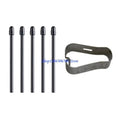 5-Pack Scribe Write Pen Refill Tips with Removal Tool Stylus Pen Tips HIP Black CN