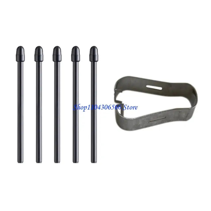 5-Pack Scribe Write Pen Refill Tips with Removal Tool Stylus Pen Tips HIP Black CN