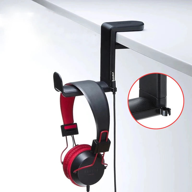 360° Rotating Gaming Headset Stand Desk Clamp Hook Mount Headset Stand Mount HIP