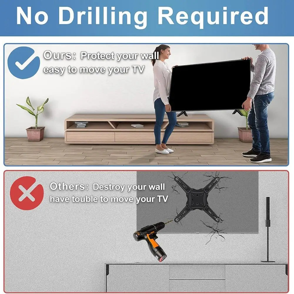 Non-Slip Replacement TV Stand Legs for TCL & Roku TVs TV Stand Legs HIP