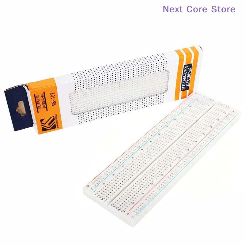 MB102 830 Tie-Point Solderless Breadboard – PCB Prototype Solderless Breadboard HIP